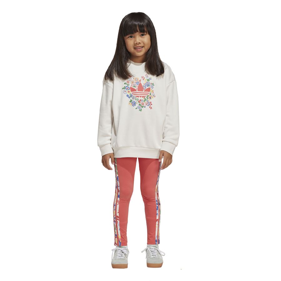 Tuta adidas Originals x Liberty London Crew Kids da bambina Adidas | JD0496X